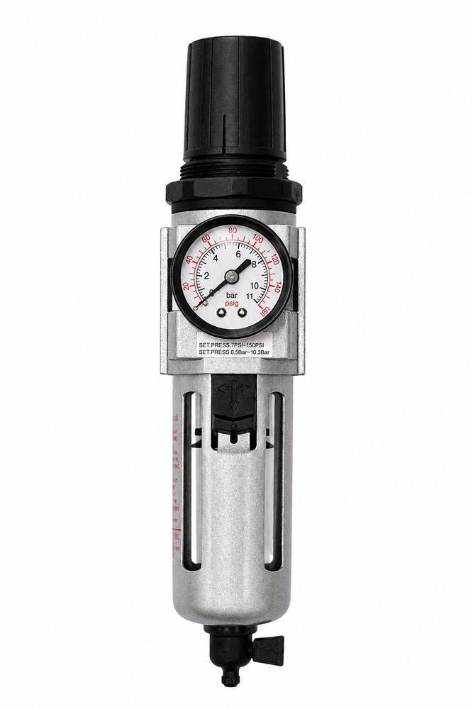 Pneumatic Air Filter Regulator with Gauge